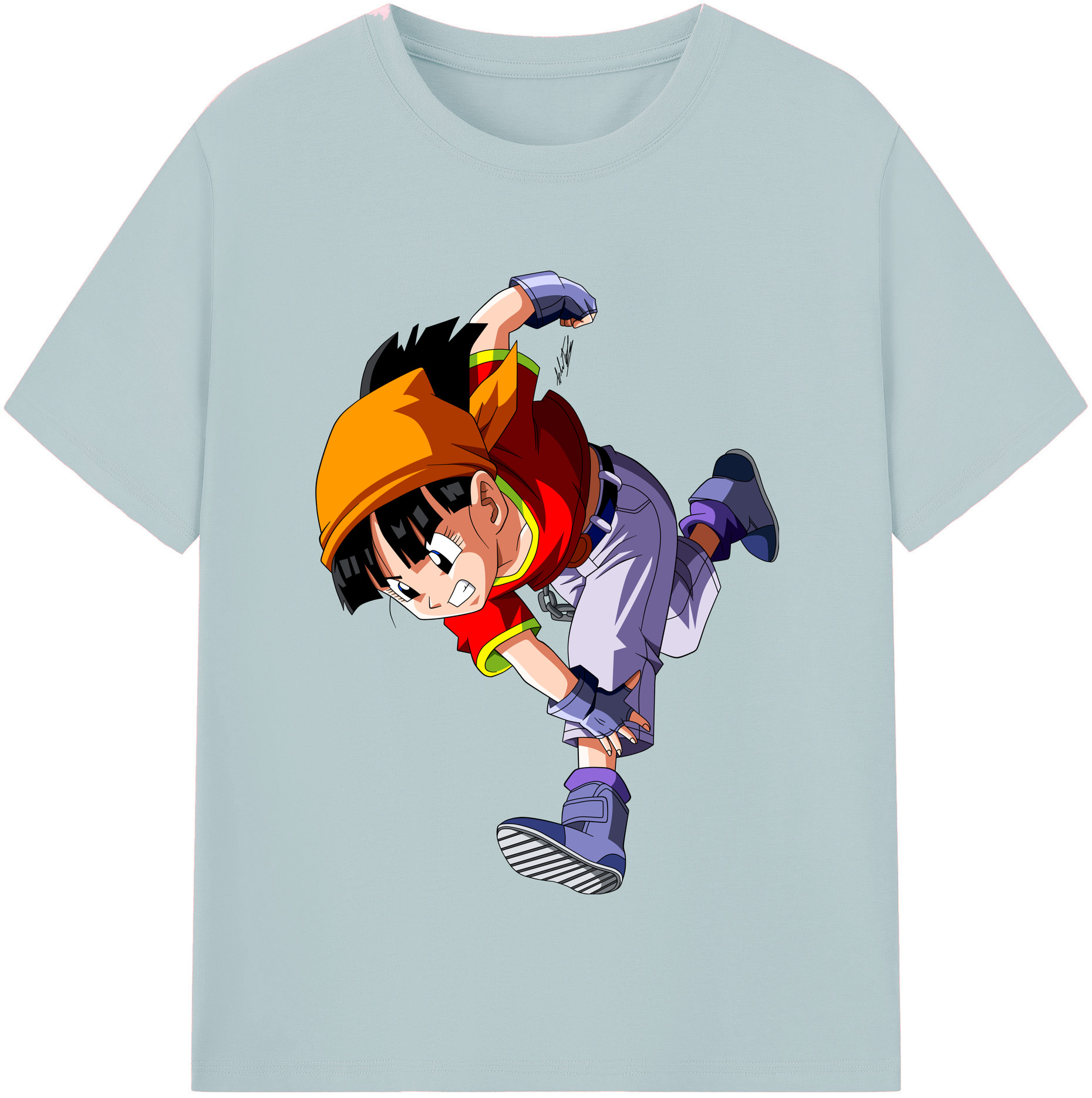 （画像用） ドラゴンボール パン DRAGON BALL Pan 綿100％半袖Tシャツ（フロントプリント）